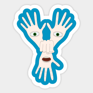 Handsface Sticker